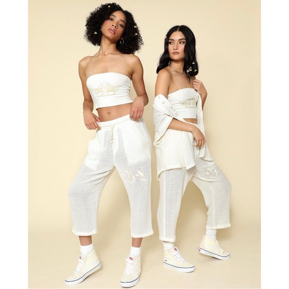 Boys Lie NEW Baseball Crop Jogger Pant - Size Small - Picture 3 of 12